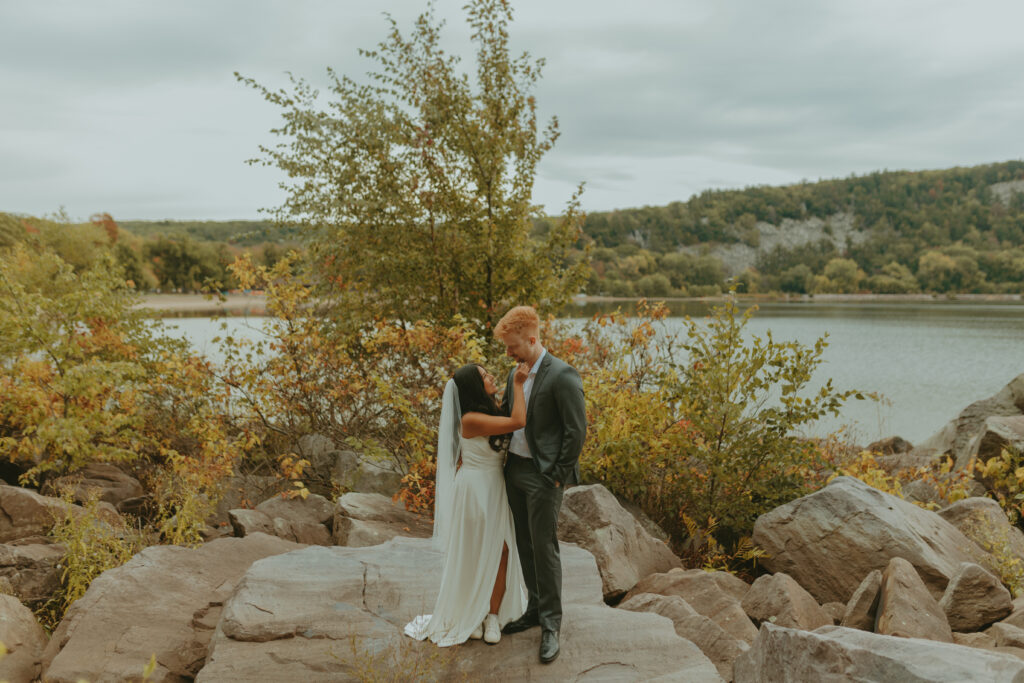 Devils Lake Elopement- Jessica Frigge Photography