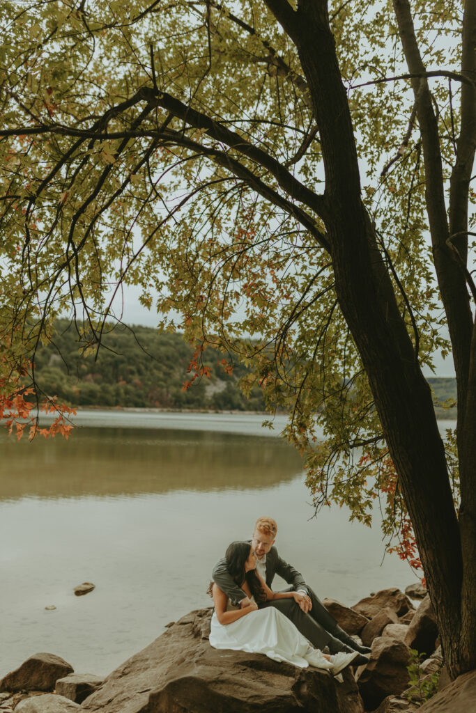 Devil's Lake Elopement- jessicafriggephotography