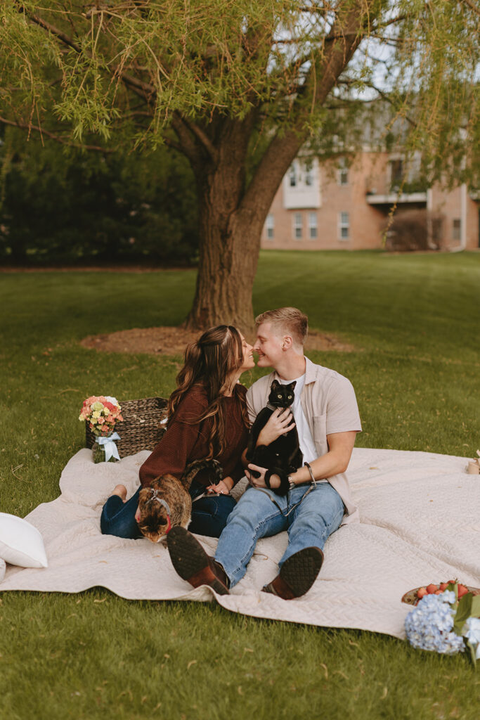 Laid Back Engagement Photos in Wisconsin