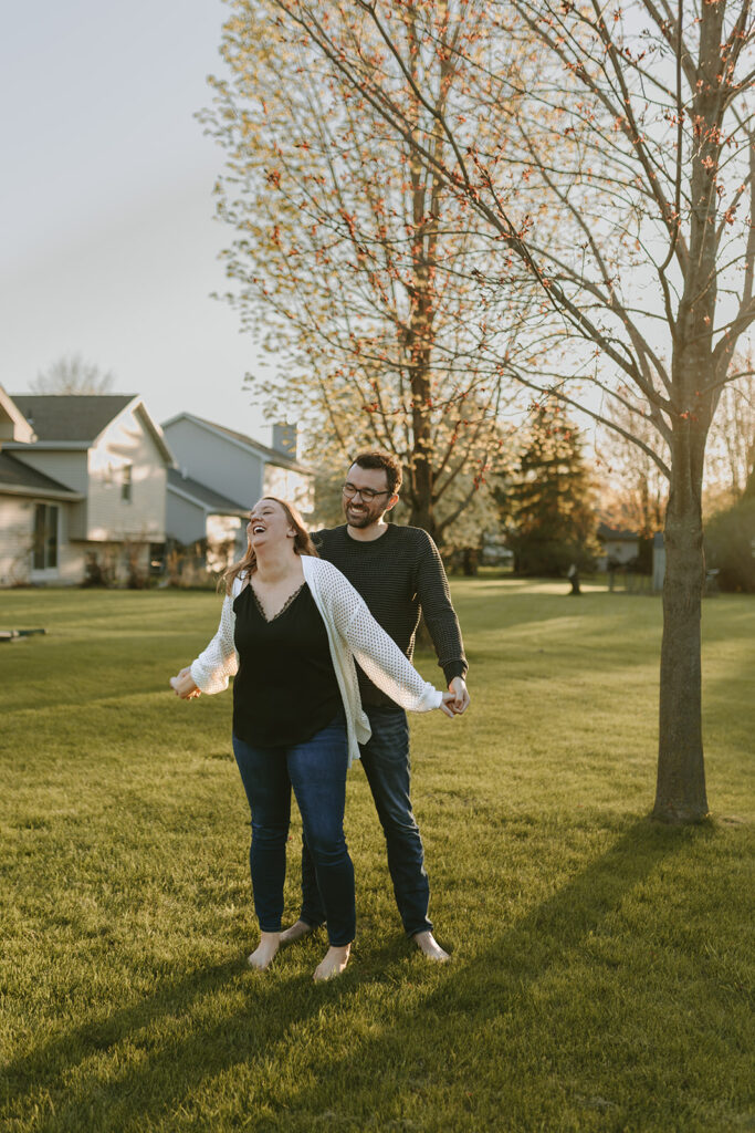 Oshkosh engagement photos by jessica frigge photography