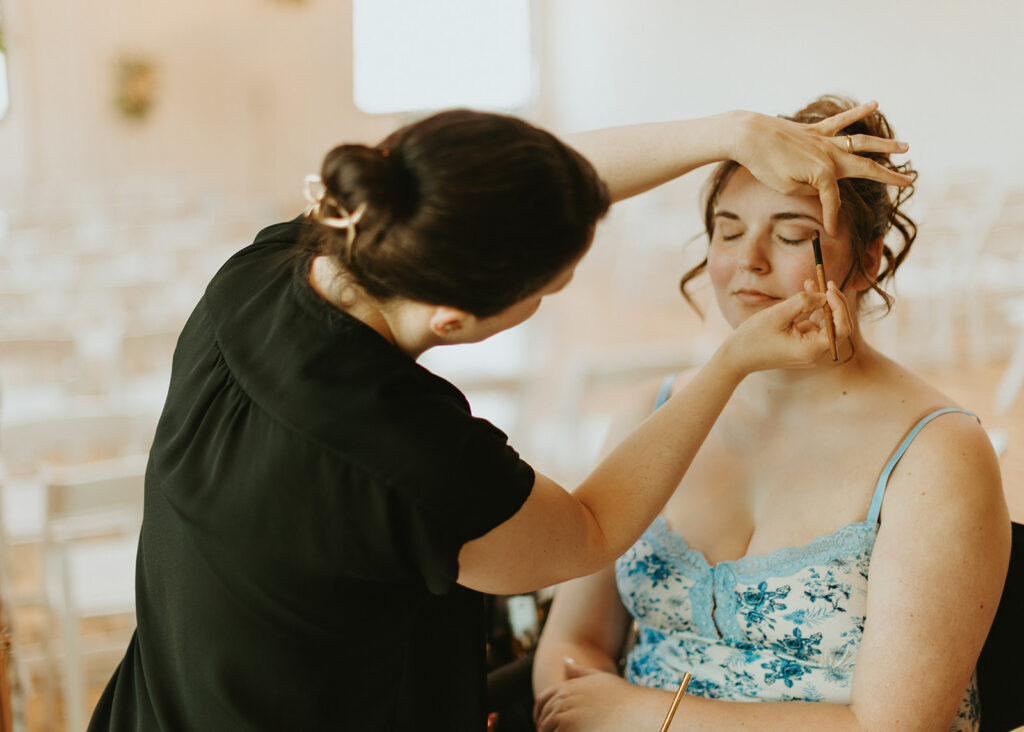 bride getting ready