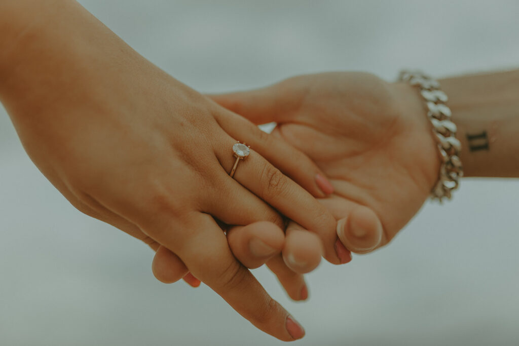 engagement pictures at north avenue beach Chicago