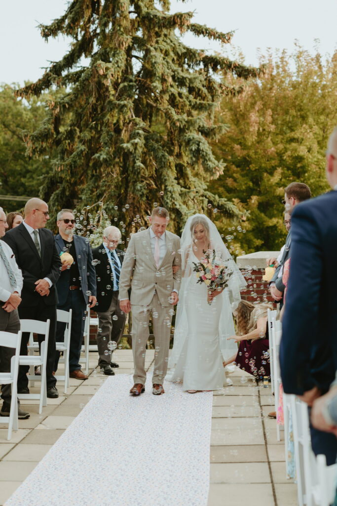 precessional at wedding ceremony