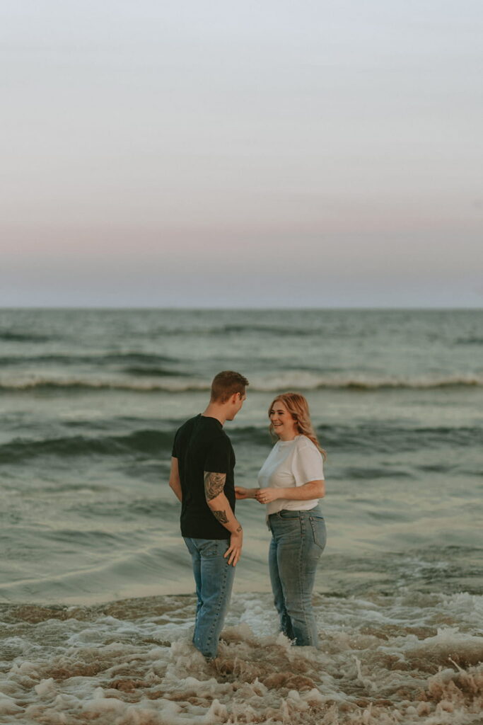 couple on beach